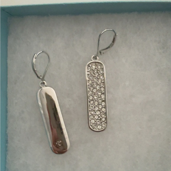 Touchstone Crystal Tag Earrings - Picture 2 of 2